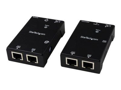 Startech HDMI Over CAT5e / CAT6 Extender with Power Over Cable - 165 ft (50m) HDMI Video/Audio Over Dual Ethernet Cable Extender (ST121SHD50) - Vid...