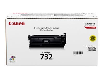 Canon CRG 732 Y, 6400 sivua, Keltainen, 1 kpl