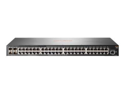 HPE Aruba 2930F 48G 4SFP - Switch - L3 - Styrt - 48 x 10/100/1000 + 4 x Gigabit SFP (opplink) - rackmonterbar