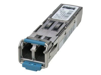 Cisco - SFP (mini-GBIC) transceivermodul - 1GbE - 1000Base-LX, 1000Base-LH - LC/PC-enkeltmodus - opp til 10 km - 1310 nm - for Cisco 38XX, 39XX, 44...