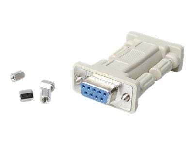 StarTech DB9 RS232 Serial Null Modem Adapter - F/F - Null modem adapter - DB-9 (F) to DB-9 (F) - NM9FF - Null modem-adapter - DB-9 (hunn) til DB-9 ...