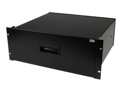 Startech 4U Black Steel Storage Drawer for 19in Racks and Cabinets - Rack storage drawer - 4U - 4UDRAWER - Lagerskuff til rack - 4U - for P/N: CABS...