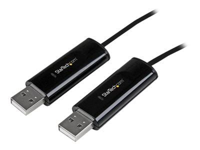 Startech 2 Port USB Keyboard Mouse Switch Cable w/ File Transfer for PC and Mac® - USB File Transfer Cable - Dual Port USB KM Switch (SVKMS2) - Dir...