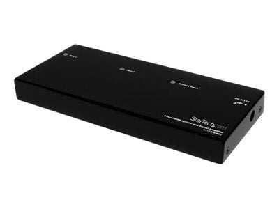 Startech HDMI Splitter 1 In 2 Out - 1080p - 2 Port - Signal Amplifier - Rugged - HDMI Multi Port - HDMI Audio Splitter (ST122HDMI2) - Video/lyd-spl...