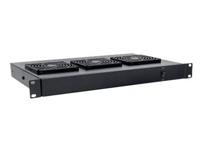 Intellinet 3-Fan Ventilation Unit for 19" Racks, 1U, Black - Systemviftebrett - med 3 kjølevifter - AC 220/240 V - svart, RAL 9005 - 1U - 19"
