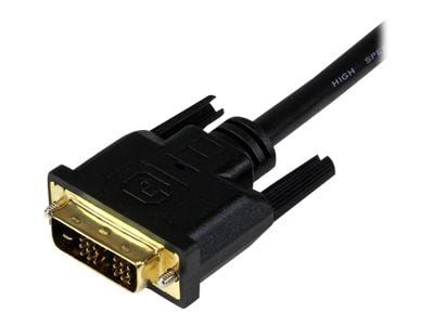Startech 1.5m HDMI to DVID Cable M/M - Adapterkabel - DVI-D hann til HDMI hann - 1.5 m - skjermet - svart