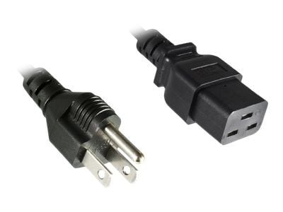 Microconnect PE110518, 1,8 m, Virtapistoke tyyppi B, C19 liitin, SJT, 125 V, 2.5 A