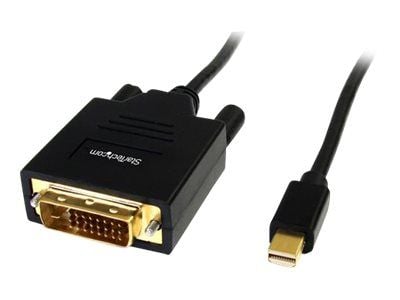 StarTech 1,8 m Mini DisplayPort till DVI-kabel – M/M - DisplayPort-kabel - Mini DisplayPort (hane) till DVI-D (hane) - 1.8 m - svart