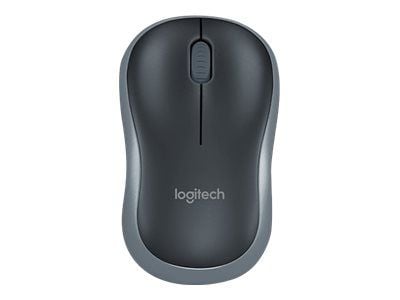 Logitech M185 - Mus - optisk - trådløs - 2.4 GHz - USB trådløs mottaker - grå
