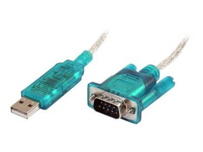 Startech 3ft USB to RS232 DB9 Serial Adapter Cable - M/M - Seriell adapter - USB 2.0 - RS-232