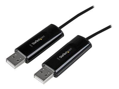 Startech 2 Port USB Keyboard Mouse Switch Cable w/ File Transfer for PC and Mac® - USB File Transfer Cable - Dual Port USB KM Switch (SVKMS2) - Dir...