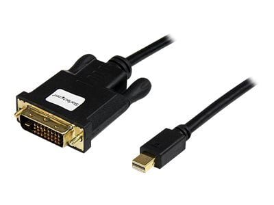 StarTech 10ft Mini DisplayPort to DVI Adapter Cable - Mini DP to DVI Video Converter - MDP to DVI Cable for Mac / PC 1920x1200 - Black (MDP2DVIMM10...