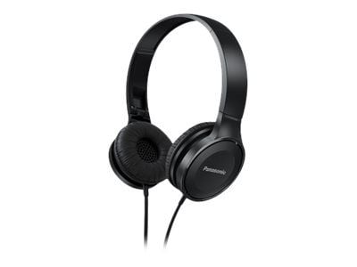 Panasonic RP-HF100ME - Hodetelefoner med mikrofon - on-ear - kablet - 3,5 mm jakk