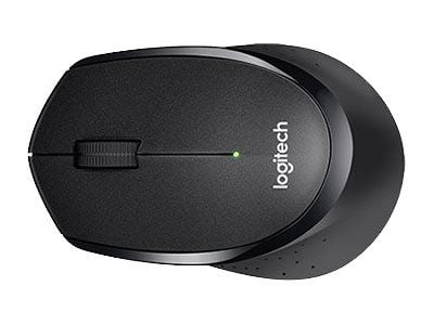 Logitech B330 Silent Plus - Mus - optisk - 3 knapper - trådløs - 2.4 GHz - USB trådløs mottaker