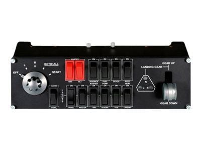 Logitech Flight Switch Panel - Instrumentpanel for flyvningssimulator - kablet - for PC