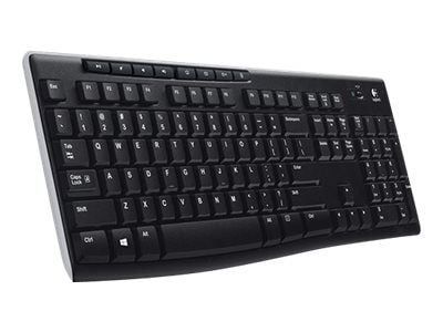 Logitech Wireless Keyboard K270 - Tastatur - trådløs - 2.4 GHz - Belgisk