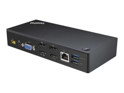 Lenovo ThinkPad USB-C Dock - Dokkingstasjon - USB-C - VGA - 1GbE - 90 watt - Europa