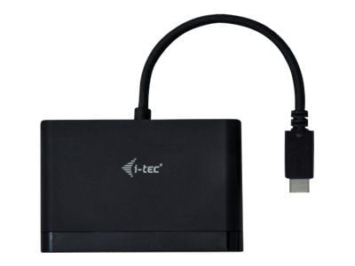 i-Tec USB-C HDMI and USB Adapter with Power Delivery Function - Dokkingstasjon - USB-C / Thunderbolt 3 - HDMI