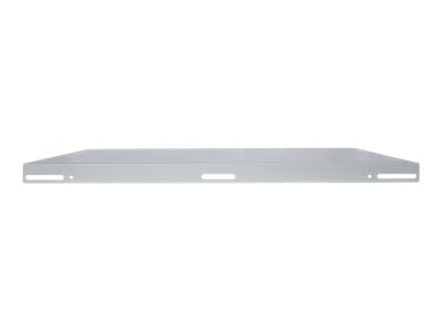 Intellinet 19" Fixed Shelf, 1U, 600mm Depth, Heavy-Duty, Max 100kg, Grey - Rack-hylle - grå, RAL 7035 - 1U - 19"