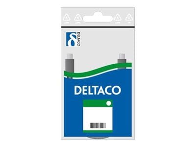DELTACO - Koblingskabel - RJ-45 (hann) til RJ-45 (hann) - 1 m - UTP - CAT 6 - hvit