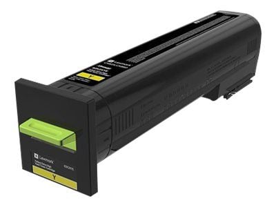 Lexmark - Ekstra høy ytelse - gul - original - tonerpatron LCCP, LRP, Lexmark Corporate - for Lexmark CX825de, CX825dte, CX825dtfe, CX860de, CX860d...