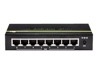 TRENDnet TPE TG82G - Switch - 8 x 10/100/1000 (PoE+) - stasjonær - PoE+ (61 W) - TAA-samsvar