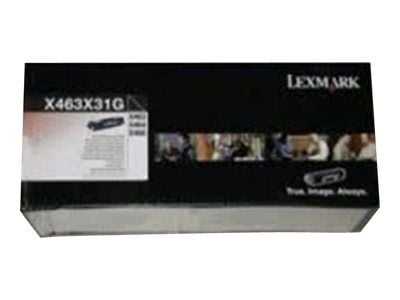 Lexmark X463X31G, 15000 sivua, Musta, 1 kpl