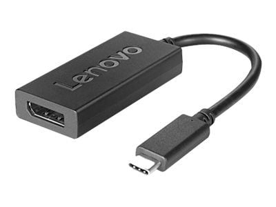 Lenovo - USB / DisplayPort-adapter - USB-C (hann) til DisplayPort (hunn) - DisplayPort 1.2a - 4K-støtte - for ThinkBook 14s Yoga G2 IAP; ThinkCentr...
