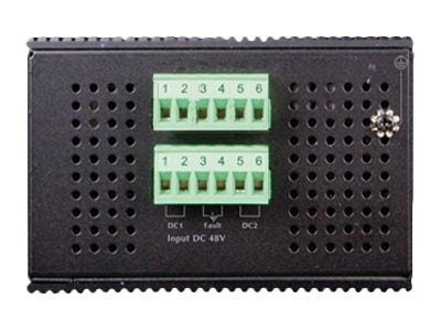 PLANET IGS-10020HPT - Switch - L2+ - Styrt - 8 x 10/100/1000 (PoE+) + 2 x Gigabit SFP - DIN-skinnemonterbar, veggmonterbar - PoE+ (270 W) - DC-strøm