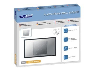 Neomounts FPMA-W110 - Fäste - fixerad - för LCD-display - silver - skärmstorlek: 10"-40" - väggmonterbar