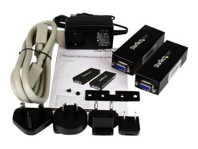 Startech VGA Over CAT5 Extender 250 ft (80m) 1 Local and 1 Remote Unit - VGA Video Over Ethernet Extender Kit (ST121UTPEP) - Videoforlenger - over ...