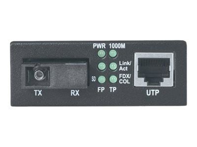 Intellinet Gigabit Ethernet WDM Bi-Directional Single Mode Media Converter.