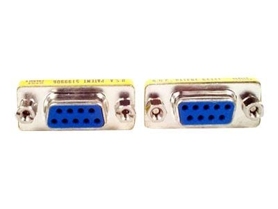 StarTech Slimline DB9 Serial Gender Changer - F/F - Serial gender changer - DB-9 (F) to DB-9 (F) - GC9SF - Seriell hann-hunnveksler - DB-9 (hunn) t...