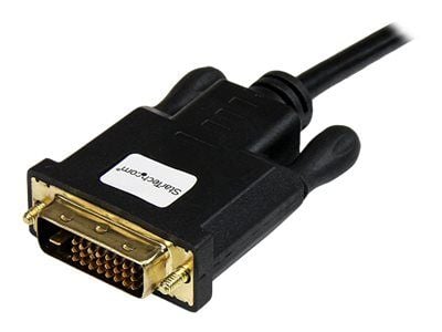 StarTech 10ft Mini DisplayPort to DVI Adapter Cable - Mini DP to DVI Video Converter - MDP to DVI Cable for Mac / PC 1920x1200 - Black (MDP2DVIMM10...