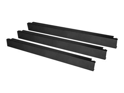StarTech.com 1U blindpaneler - Verktygsfria Blindpaneler för Rack - 10-pack - Rackblankningspanel - fram - svart - 1U - 19" (paket om 10)