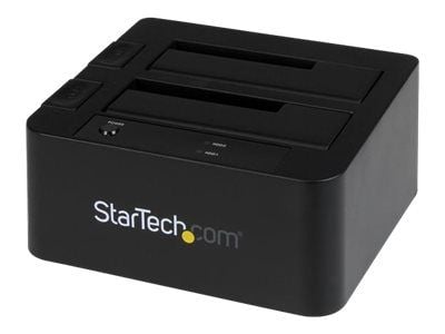 StarTech.com Dual-Bay USB 3.0 eSATA til SATA-harddiskdokkstasjon, USB-harddiskdokk, ekstern 2,53,5 SATA IIIIII, SSDHDD-dokkstasjon, Hot-Swap-harddi...