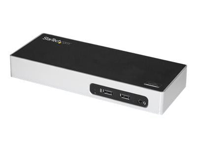 StarTech.com USB 3.0 Docking Station, Dual Monitor Laptop Docking Station with HDMI & DVI/VGA Video, 6-port USB 3.1 Gen 1 5Gbps Hub, GbE, Audio, Un...