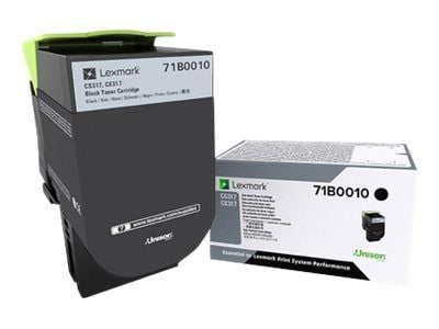 Lexmark - Svart - original - tonerpatron LCCP, LRP - for Lexmark CS317dn, CX317dn