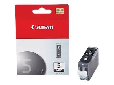 Canon PGI-5BK - 26 ml - svartfärgad - original - bläcktank - för PIXMA iP3500, iP4500, iP5300, MP510, MP520, MP600, MP610, MP810, MP960, MP970, MX700