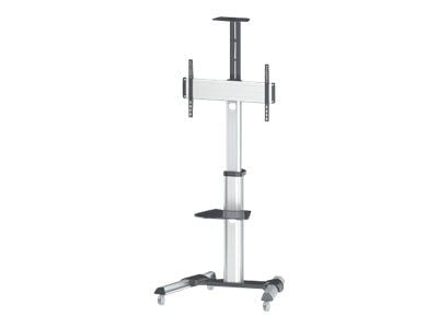 Manhattan 461245, 50 kg, 94 cm (37"), 177,8 cm (70"), 600 x 400 mm, Höjdjustering, Svart, Silver