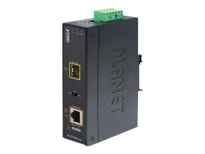 PLANET IGTP-805AT - Fibermedieomformer - 1GbE - 10Base-T, 1000Base-LX, 1000Base-SX, 100Base-TX, 1000Base-T - SFP (mini-GBIC) / RJ-45