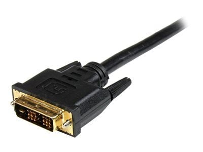 Startech 5m High Speed HDMI Cable to DVI Digital Video Monitor - Adapterkabel - HDMI hann til DVI-D hann - 5 m - skjermet - svart