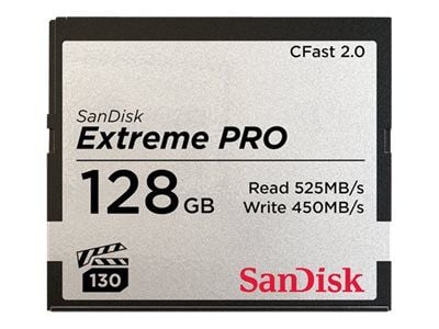 SanDisk Extreme Pro - Flashminnekort - 128 GB - CFast 2.0