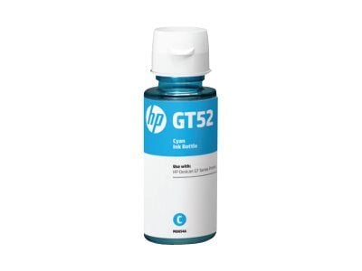 HP GT52 - Cyan - original - blekkrefill - for Deskjet GT 58XX; Ink Tank 11X, 31X; Smart Tank 500, 51X, 530, 6001, 615, 70XX, 73XX, 76XX