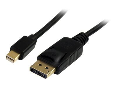 StarTech.com 1m Mini DisplayPort to DisplayPort 1.2 Cable DisplayPort 4k - DisplayPort-kabel - Mini DisplayPort (hane) till DisplayPort (hane) - 1 ...