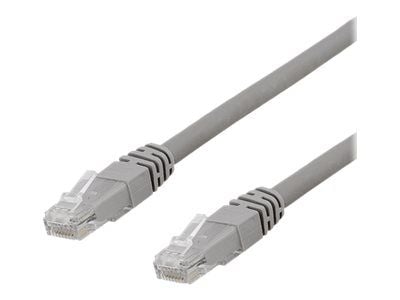DELTACO - Liitäntäkaapeli - RJ-45 (uros) - RJ-45 (uros) - 25 m - UTP - CAT 6a - halogeeniton, muotoiltu - harmaa DELTACO - Liitäntäkaapeli - RJ-45 (uros) - RJ-45 (uros) - 25 m - UTP - CAT 6a - halogeeniton, muotoiltu - harmaa