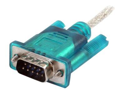 Startech 3ft USB to RS232 DB9 Serial Adapter Cable - M/M - Seriell adapter - USB 2.0 - RS-232
