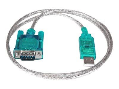 Startech 3ft USB to RS232 DB9 Serial Adapter Cable - M/M - Seriell adapter - USB 2.0 - RS-232
