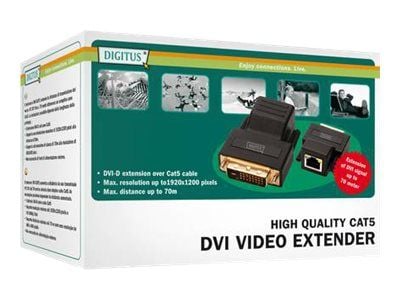 DIGITUS DS-54101 - Jatkojohto videolle - jopa 70 metriä