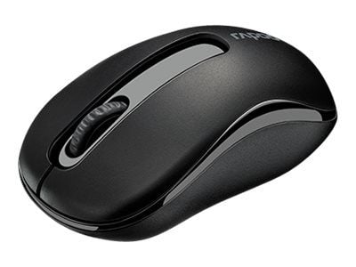Rapoo M10 PLUS - Mus - optisk - 3 knapper - trådløs - 2.4 GHz - svart